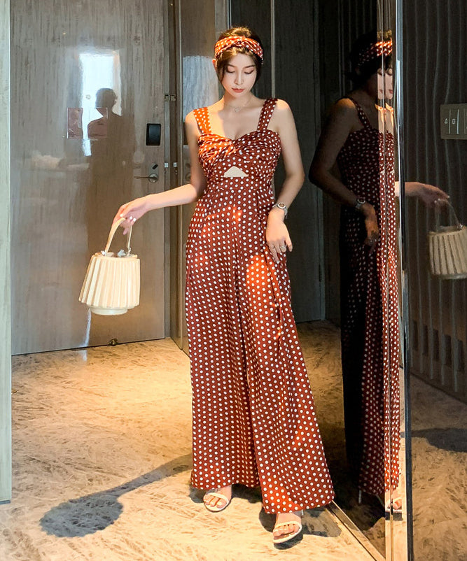 ワイドパンツ オールインワン 新作 かわいい 韓国ファッション 高品質 手作り MY2-JY1885
