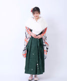 袴セット フルセット 卒業式 大学卒業式 小学生 大学生 購入 二尺袖 着物 袴 袴下帯 着付け小物 セット コスプレ レディース HKMS-004