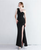 【5色】ロングドレス 不規則 セクシー 肌見せ 演奏会 宴会 マーメイドドレス YH2-YEY18933#