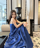 Lady's coco ロングドレス キャバドレス セクシー フレンチ ストラップレス オフショルダー 上品 高見え パーティー 結婚式 二次会 LW2-CD6-157-82710650