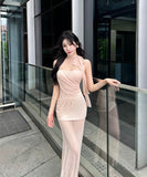 ロングドレスベアトップセクシーチュールエレガントマーメイドドレスナイトクラブ WQ2-DD4773