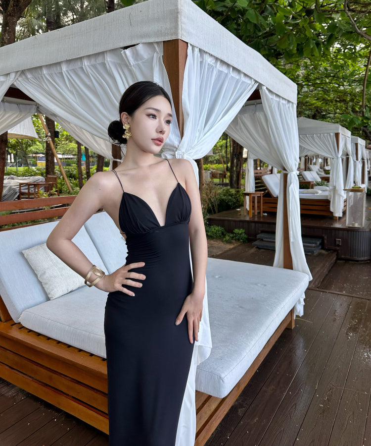 Lady's coco ロングドレス キャバドレス セクシー フレンチ