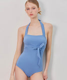 水着ビキニタンキニモノキニホルターネックセクシーSNS話題体型カバー温泉高級感ビーチ海 WQ7-DP-A33728