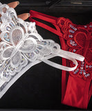 Tバック 3点セット セクシー シースルー レースショーツ ローライズ キラキラ ランジェリー 露出  LW9-RS549#