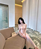 ロングドレスベアトップセクシーチュールエレガントマーメイドドレスナイトクラブ WQ2-DD4773