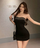 ミニドレスキャバドレスベアトップキラキラセクシーナイトクラブ宴会パーティーキャバクラ WQ2-ZED882519DXH437A