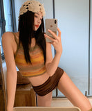 水着ビキニハイウエストセクシーモノキニタンキニビーチ海温泉SNS話題着痩せ体型カバー WQ7-FH-qing002