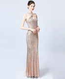 【8色】ロングドレス セクシー 新作 高品質 キラキラ 気質 演奏会 宴会 YH2-YEY18010#