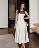 ロングドレスAラインエレガントレースセレブ風着痩せ気質高級感おしゃれ大人可愛い宴会パーティー WQ2-ZED889893GT347