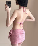 2色】3点セット ビキニ セクシー 着痩せ おしゃれ感 水着 hot girl YH7-CF24014