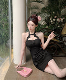 ミニドレス キャバドレス セクシー 立体花 party ユニークなデザイン YH2-DD6310