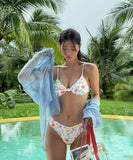 ビキニ水着セクシーY2Kハイウエストローウエストセクシー三角ビキニ温泉ビーチ海 WQ7-FH-FAN003