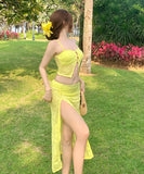 4点式セットビキニ水着花柄ワンピースレース体型カバー高級感セクシー温泉ビーチ海旅行SNS話題タンキニ WQ7-GM-adn007