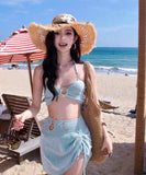 3点式セットビキニ水着ワンピビーチ海旅行ハワイセクシー温泉 WQ7-YWTY2532