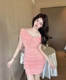 【3色】キャバドレス ミニドレス セクシー 気質 おしゃれ party タイトドレス YH2-DD6443