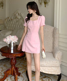 【2色】オールインワン ワイドパンツ 夏 デザイン おしゃれ 通勤 YH2-ZED889700GT347