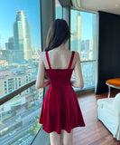 【2色】Lady's coco ミニドレス キャバドレス セクシー  ノースリーブ  ウエストシェイプ LW2-DD5820