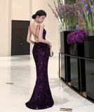 ロングドレスバックレスドレス宴会パーティーキャバドレスキャミワンピナイトクラブキラキラセクシー高級感 WQ2-ZED888100HS109