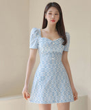 キャバドレス ミニドレス 韓国っぽかわいい セレブ風 おしゃれ パフ袖 YH2-ZED88305A71