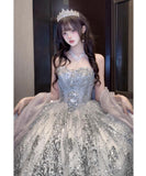 【自社手作り】ロングドレス パーティードレス ゴージャス パーティー 誕生日 結婚式 披露宴 LW2-LRF25/9/9