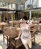 ミニドレスキャバドレスレースホルターネックバックレスドレスセクシーパーティー女子力 WQ2-MXX753