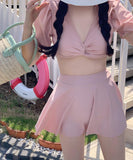 3点セット ビキニ セクシー 海辺 韓国っぽ 可愛い 水着 温泉 YH7-CF24191