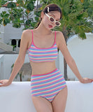 【2色】ビキニ 水着 縞模様 可愛い 海辺 おしゃれ感 セクシー YH7-DP-A32559