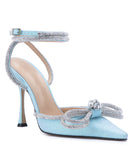 【5色】ハイヒール パンプス ダイヤモンド キラキラ スリッパ 美脚効果 歩きやすい 流行り party 8.5cm 百掛け ヒール 靴 WQ5-KLL885-6