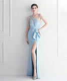 【6色】ロングドレス キラキラ パーティードレス ワンーショルダー お姫様 誕生日 演奏会 宴会 WQ2-YEY19971#