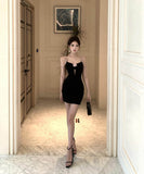 ミニドレスキャバドレスキャミワンピ谷間見せセクシーナイトクラブチュール指名パーティー WQ2-ZED885615DXH238B