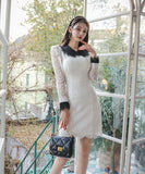 レース ひざドレス かわいい 清楚 宴会 高見 気質 セレブ風 MY2-ZED889728BH538