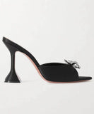 ハイヒール パンプス ダイヤモンド キラキラ スリッパ 美脚効果 歩きやすい 流行り party 9cm 百掛け ヒール 靴 WQ5-KLL999-8