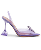 【2色】ハイヒール パンプス キラキラ 高見え レース パーティー 高級感 リボン WQ5-KLL9918-8