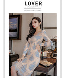 ミニドレス キャバドレス かわいい 新作 レース ゴージャス 手作り 宴会 MY2-JW0318NE49