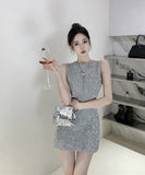 ミニドレスキラキラキャバドレスAラインカワセクシーパーティードレスナイトクラブおしゃれエレガント WQ2-ZED882827DXH502