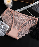 【3色】パンツ セット パンティ セクシー レースショーツ レディース 紐パン ストリングショーツ ローライズ コットン クロッチ付き　LW8-SZ2255#