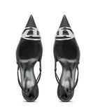 【3色】ハイヒール パンプス スリッパ デニム 美脚効果 歩きやすい 流行り party 8.5cm 百掛け ヒール 靴 WQ5-KLL001