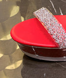 【2色】ハイヒール パンプス 透明感 キラキラ スリッパ 美脚効果 歩きやすい 流行り OL 百掛け ヒール 靴 WQ5-HS3001-2