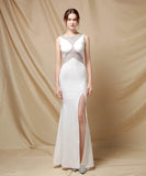 【5色】ロングドレスマーメイドドレスナイトドレスエレガントオフショルダーセクシー高級感手作りドレス宴会パーティー演奏会 WQ2-YEY18681#