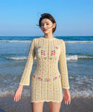 サンドレス セクシー おしゃれ クロシェ編み hot girl WQ7-YQ-HH5XB6FLL-2