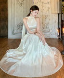 ロングドレス イブニングドレス フレンチエレガント ホルターネック 上品 結婚式・晩餐会・バースデーイベントに映える1着 JC2-CD6-143-71920760