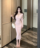 Lady's coco ロングドレス キャバドレス セクシー ボディコン マーメイドドレス エレガント 二次会 披露宴 上品  LW2-XKDD426-7937-Sep13