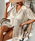 【3色】サンドレス ロングドレス シャツコーデ coolgirl おしゃれ クロシェ編み hot girl WQ2-CM81888