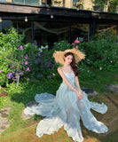 ロングドレス リゾートウェア ハーネスネック 花柄 フリル シフォン フレンチテイスト レトロ JC2-CD4-516-53040800