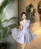 ミニドレス キャバドレス 春新作 気質 セクシー おしゃれ ノースリーブ YH2-DD6466