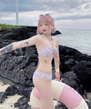 ビキニ セクシー 花柄 モノキニ 海辺 韓国っぽ 可愛い 水着 温泉 YH7-CF2382