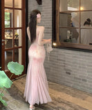 ロングドレスキャミワンピマーメイドドレス花柄セクシーチュールかわいいレースおしゃれ WQ2-CD6-141-91980600