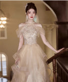 ロングドレス パーティードレス ゴージャス パーティー 誕生日 結婚式 披露宴 LW2-LRF25/6/10