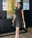 ミニドレス Aライン セクシー エレガント 着痩せ 気質 パーティードレス 同伴 WQ2-DD4260