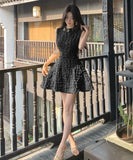 ミニドレス Aライン セクシー エレガント 着痩せ 気質 パーティードレス 同伴 WQ2-DD4260